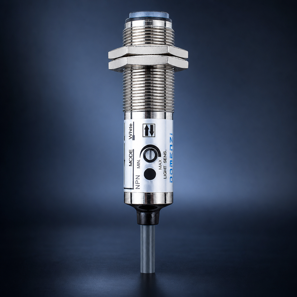 Cylindrical photoelectric sensor